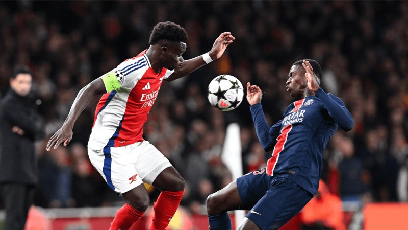 PSG được đánh giá cao hơn Arsenal